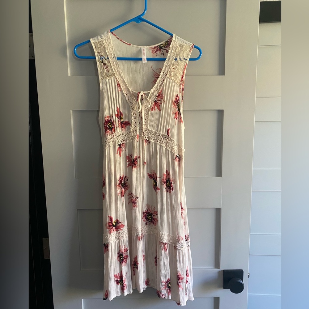 Cream Spring Dress, Size XS.